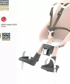 Urban Iki By OGK Urban Iki Barnestol Frontmonteret Lyserød/Hvid