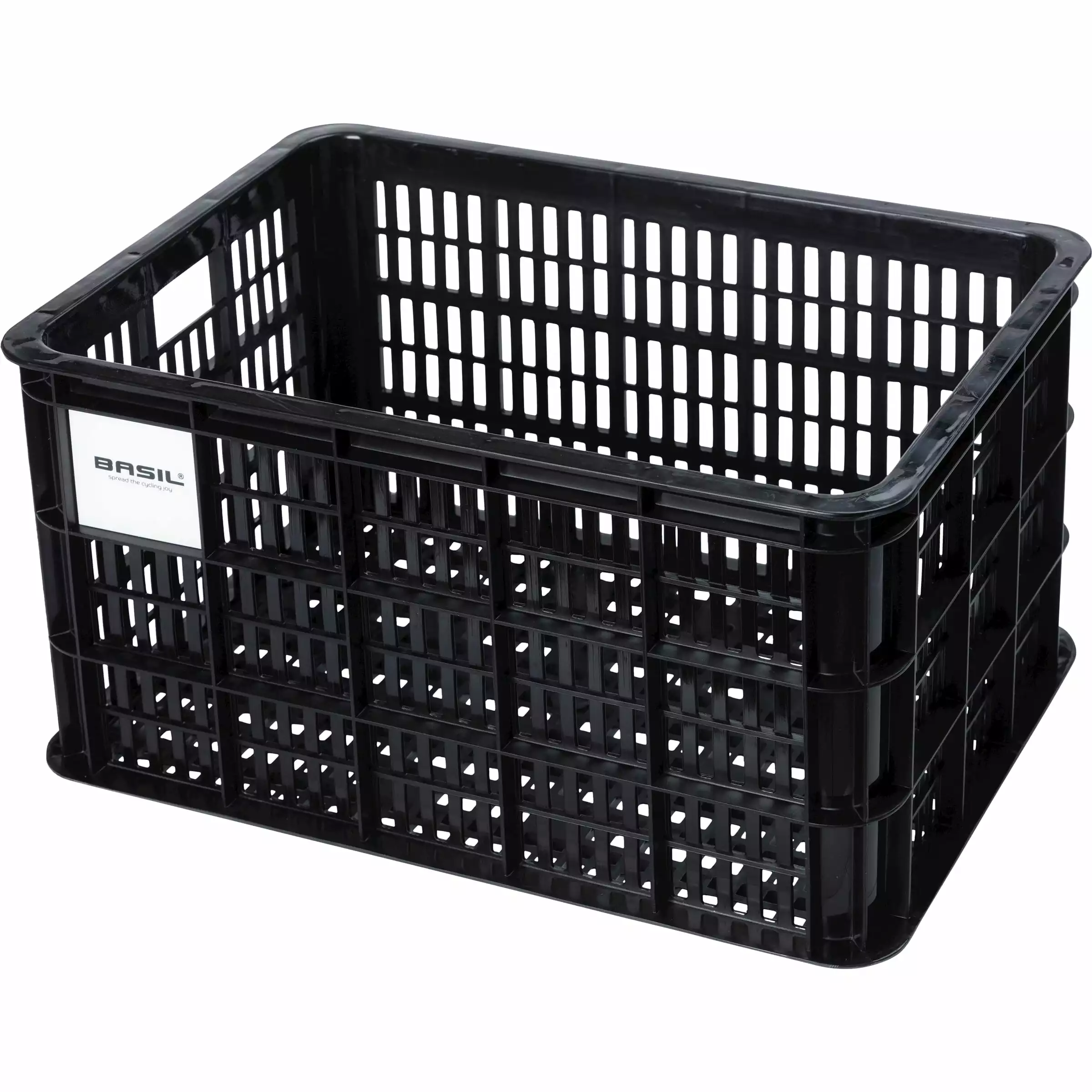 Basil Crate Recycled Kasse Til Lad Eller Bagagebærer Sort 40L åben 1 Basil Crate Recycled Kasse Til Lad Eller Bagagebærer Sort 40L åben