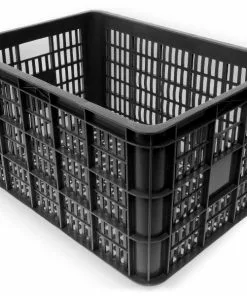 Basil Crate Kasse Til Lad Eller Bagagebærer Sort 50L åben