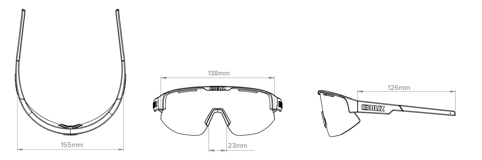 Bliz Matrix Cykelbriller Hvid 3 Bliz Matrix Cykelbriller Hvid - Billede 3