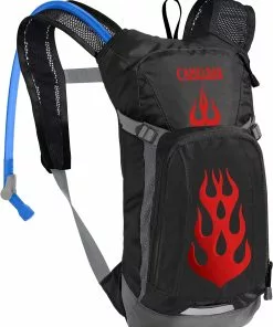 Camelbak Mini M.U.L.E Taske Til Børn Med 1,5 Liter Væskeblære Sort/Flamme