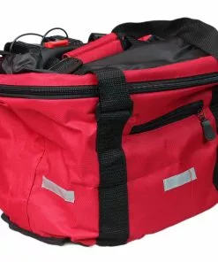 Cykeltaske Til Styr Med Quick Montering Rød