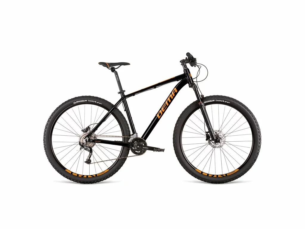 DEMA ENERGY 1 LTD 29" 2x8sp, Sort/ Orange 1 DEMA ENERGY 1 LTD 29" 2x8sp, Sort/ Orange