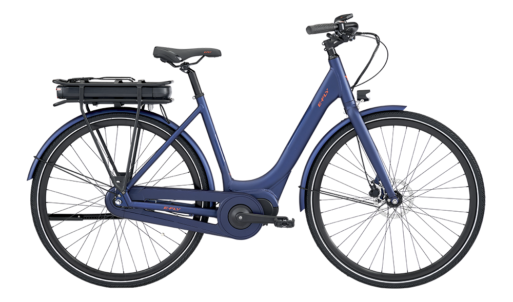 E-Fly Away II 7 Gear- Dame Elcykel - Natblå Mat 1 E-Fly Away II 7 Gear- Dame Elcykel - Natblå Mat