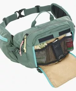 EVOC Hip Pack 3 Bæltetaske - Turkis -Outlet Cykler Store EVOC Hip Pack 3 Baeltetaske Turkis 1644231167 02