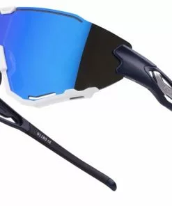 Force Creed Cykelbriller Blå Revo Linse Navy Blå / Hvid