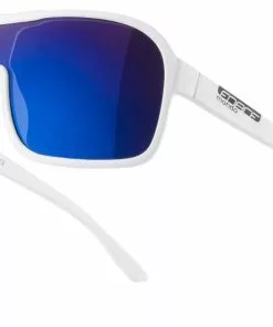 Force Mondo Cykelbriller Mat Hvid / Blå Linse