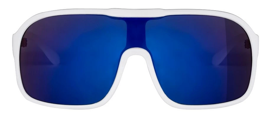 Force Mondo Cykelbriller Mat Hvid / Blå Linse 3 Force Mondo Cykelbriller Mat Hvid / Blå Linse - Billede 3