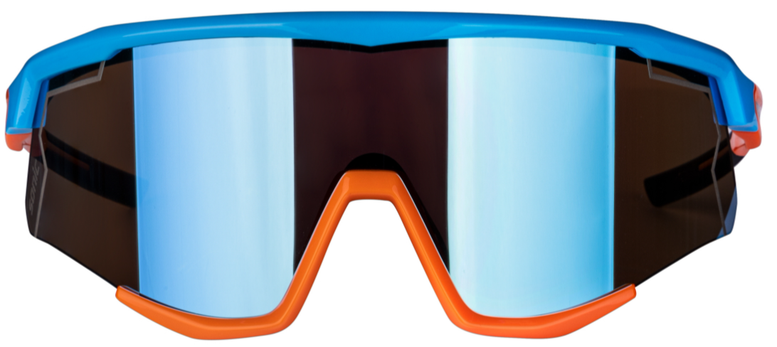 Force Sonic Cykelbriller Blå/Orange Blå Linse 3 Force Sonic Cykelbriller Blå/Orange Blå Linse - Billede 3