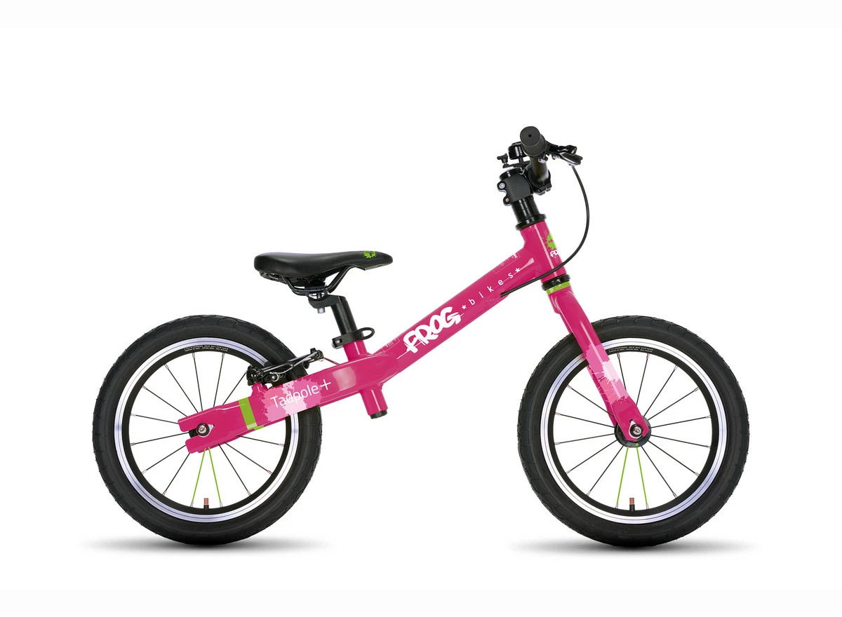Frog Bikes Tadpole Plus 14" Løbecykel Pink 1 Frog Bikes Tadpole Plus 14" Løbecykel Pink