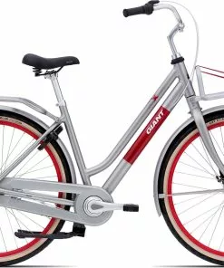 Giant Triple X 2 - Damecykel Med Lad - Grå/rød