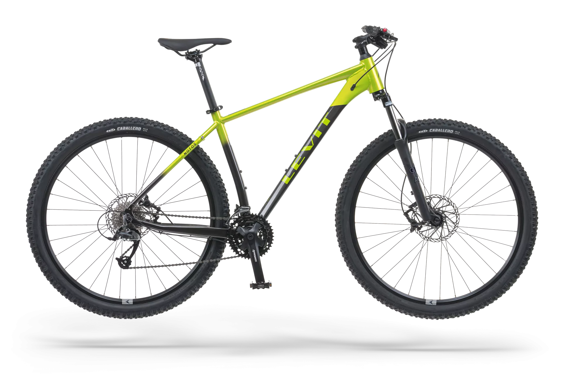 LEVIT NOTOS 7 29" MTB, Sort/ Lime 1 LEVIT NOTOS 7 29" MTB, Sort/ Lime