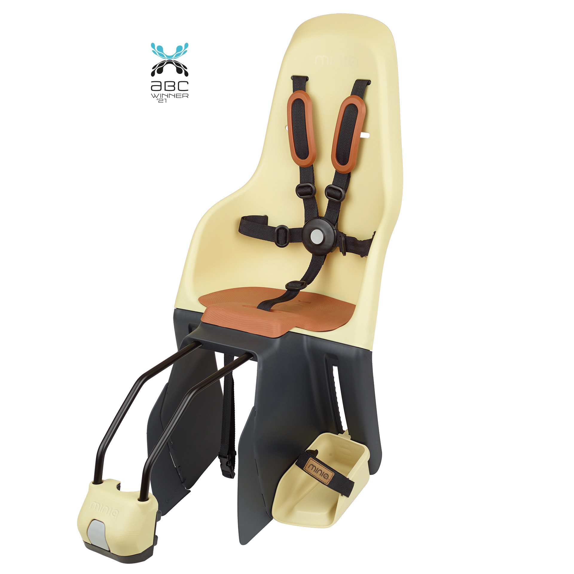 Polisport Minia Cykelstol Til Stelmontering Moon Yellow 1 Polisport Minia Cykelstol Til Stelmontering Moon Yellow