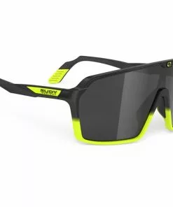 Rudy Project Spinshield Cykelbriller Smoke Sort / Fluo
