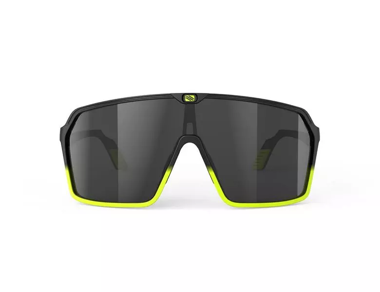 Rudy Project Spinshield Cykelbriller Smoke Sort / Fluo 2 Rudy Project Spinshield Cykelbriller Smoke Sort / Fluo - Billede 2