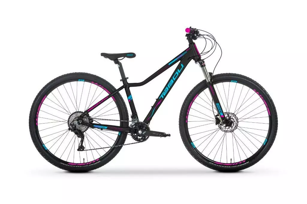 TABOU 29" WIZZ 4.0 MTB 2x10, Sort/ Pink/ Blå