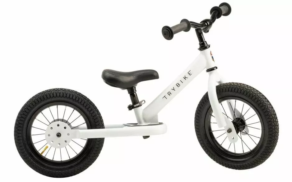 Trybike Balance / Løbecykel 2 Hjul Hvid 1 Trybike Balance / Løbecykel 2 Hjul Hvid