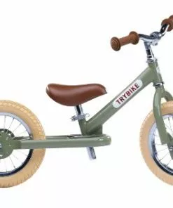 Trybike Balance / Løbecykel 2 Hjul Vintage Grøn