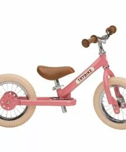 Trybike Balance / Løbecykel 2 Hjul Vintage Pink