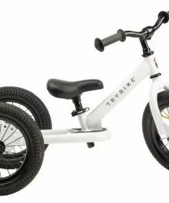 Trybike Balance / Løbecykel 3 Hjul Hvid