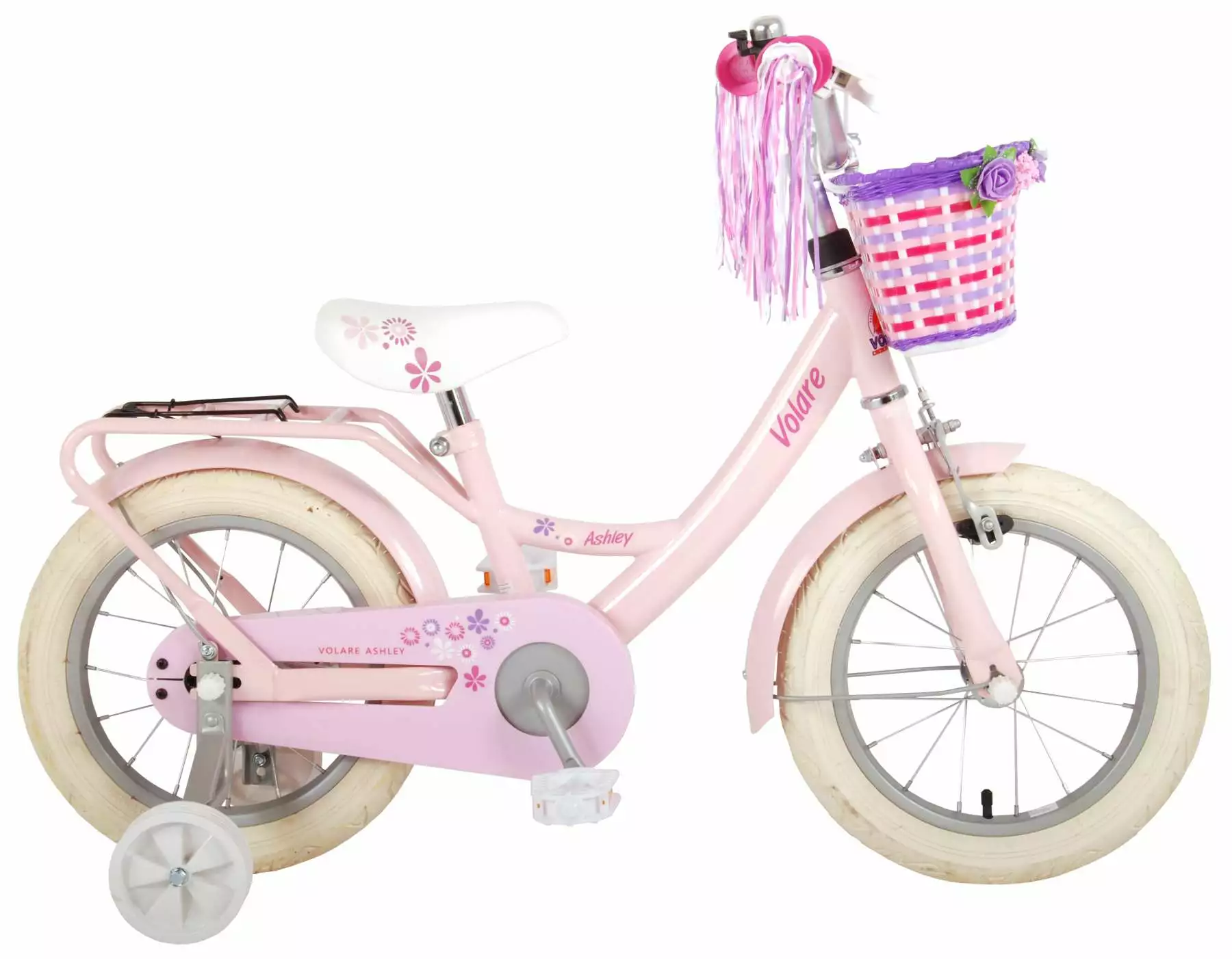 Volare Ashley Pigecykel 14" Pink 1 Volare Ashley Pigecykel 14" Pink