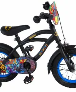 Volare Batman 12" Drengecykel Med Støttehjul