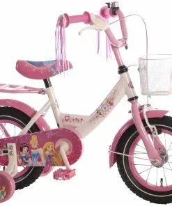 Volare Disney Prinsesser 12" Pigecykel Med Støttehjul