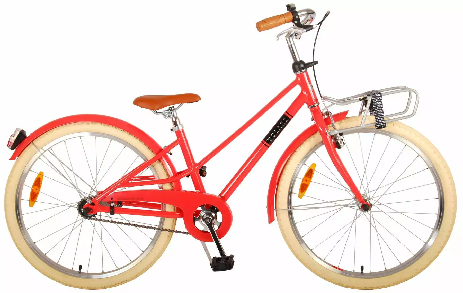Volare Melody 24" Børnecykel Koral Rød 1 Volare Melody 24" Børnecykel Koral Rød