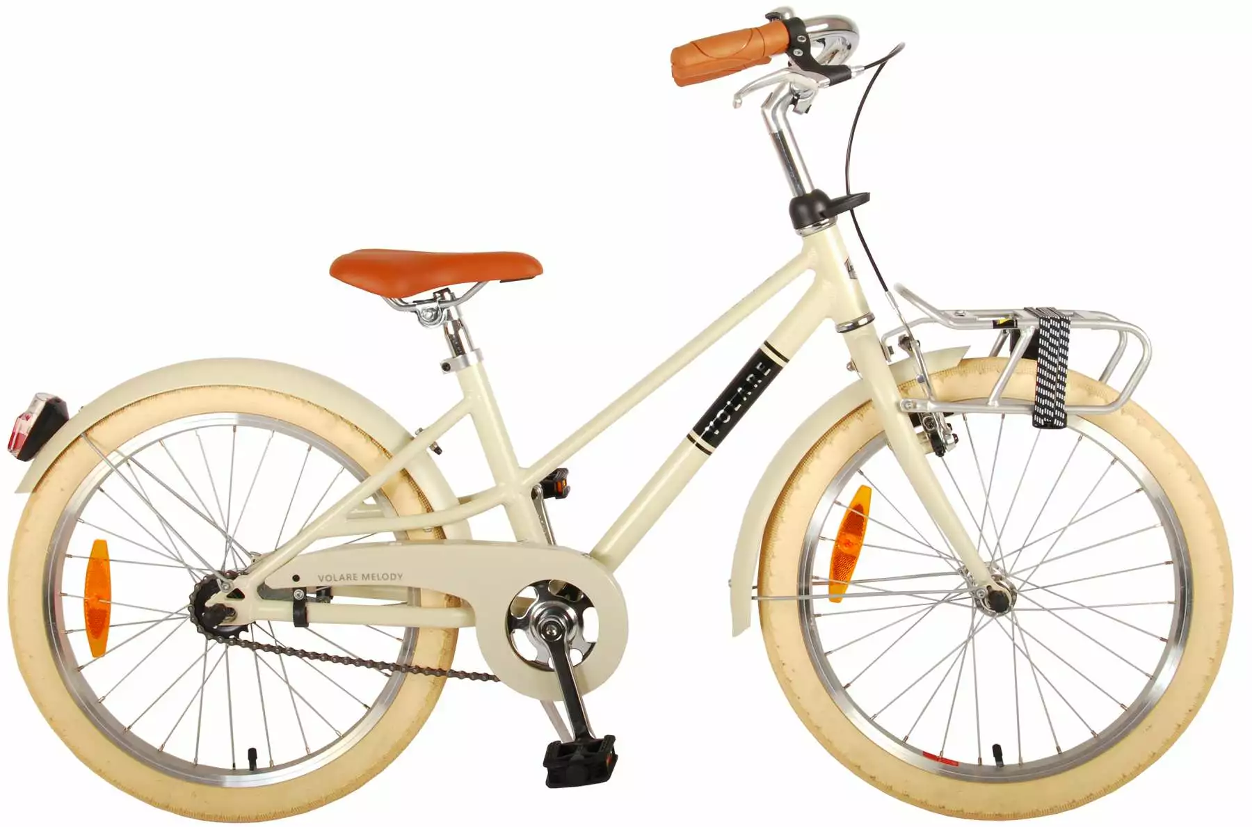 Volare Melody Pigecykel 20" Sandfarvet 1 Volare Melody Pigecykel 20" Sandfarvet