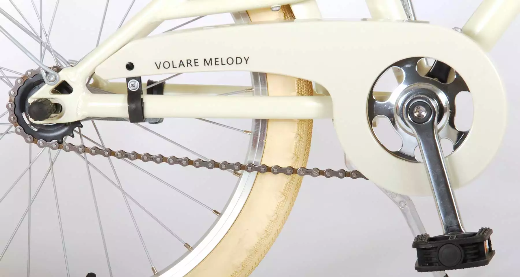 Volare Melody Pigecykel 20" Sandfarvet 2 Volare Melody Pigecykel 20" Sandfarvet - Billede 2
