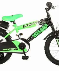 Volare Sportivo Drengecykel 16" Grøn/Sort