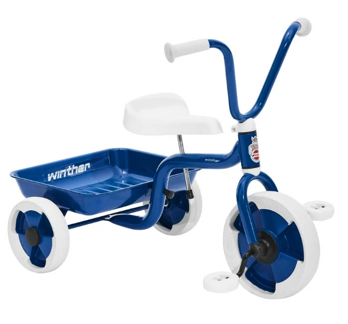Winther Trehjulet Den Originale Blå/hvid 1 Winther Trehjulet Den Originale Blå/hvid
