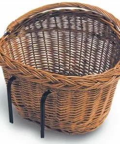 Basil Detroit Cykelkurv I Brun Flet