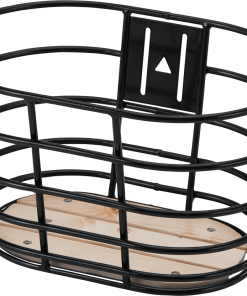 20"-26" Sort Norden Kurv Med Træbund